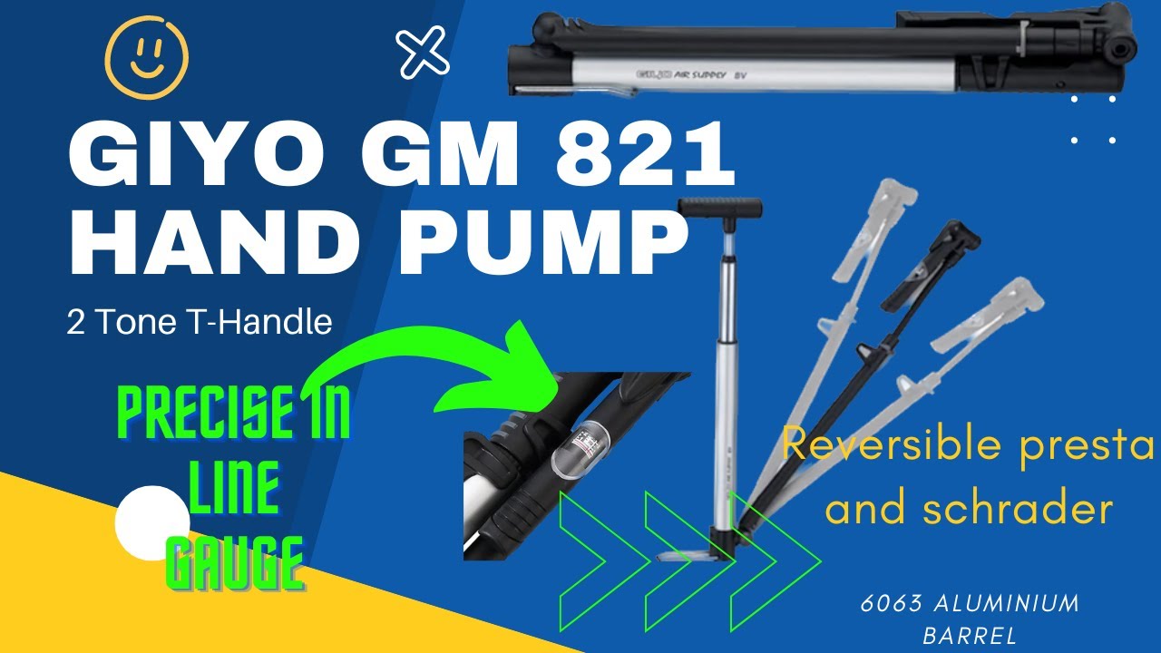 Giyo GM 821 Hand Pump - Premium and durable | Unboxing