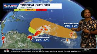 Tropics staying active Friday as eyes stay on Invest 92 94 in the central Atlantic no impacts