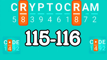 CRYPTOGRAM level 115 116