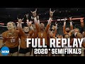 Texas vs. Wisconsin: 2020* NCAA volleyball semifinals | FULL REPLAY