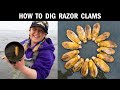 The Best Way to Find & Dig Razor Clams (How to Dig Razor Clams in Washington)