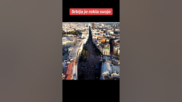 Protest "Rudnika neće biti" održan na Terazijama u Beogradu