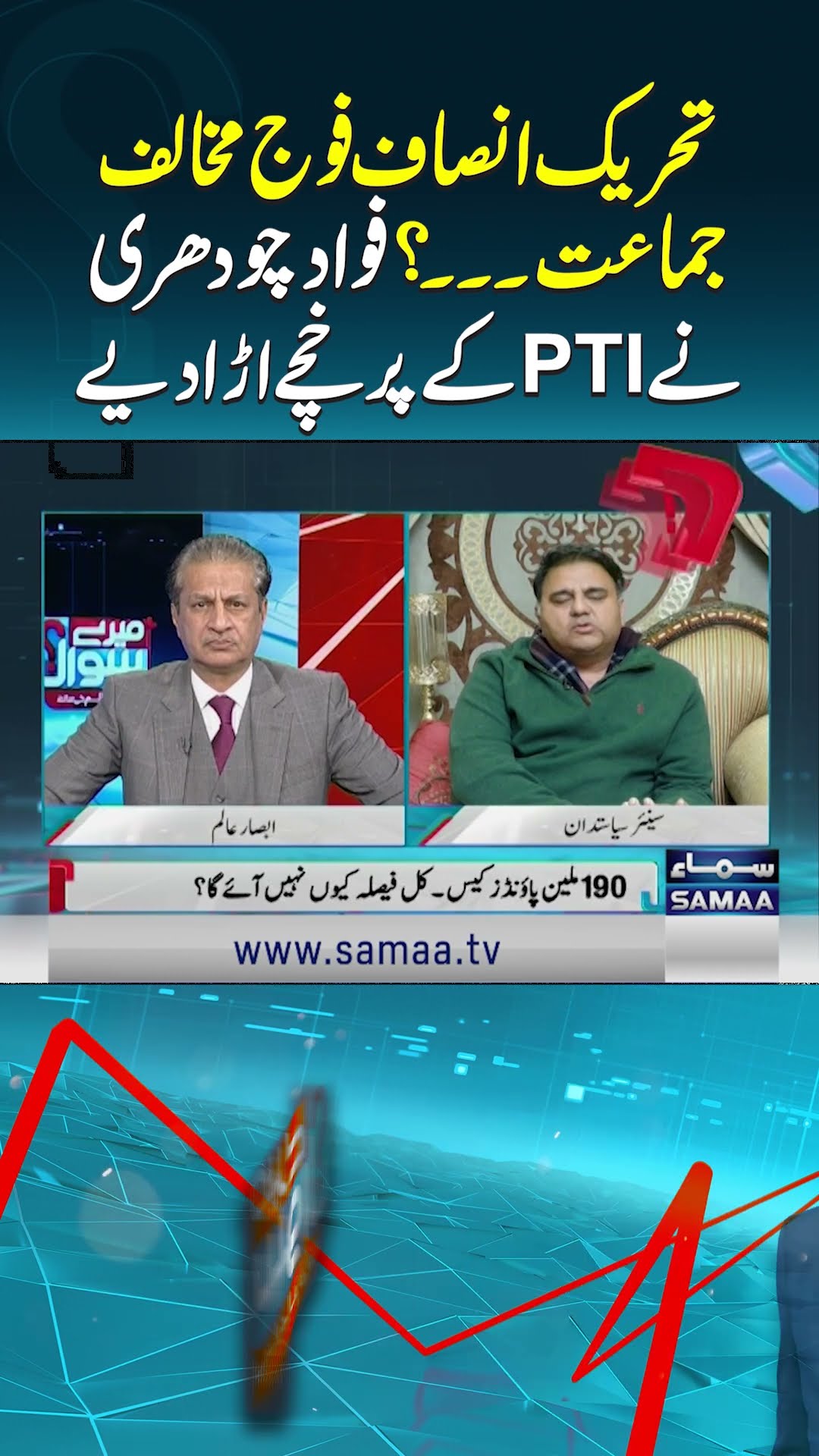 Fawad Chaudhary Ki PTI Par Kari Tanqeed | Absar Alam | SAMAA TV
