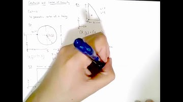 Statics lecture: Center of Gravity and Centroid part 1