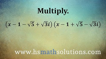 Multiplying Expressions with Complex Numbers (Example)