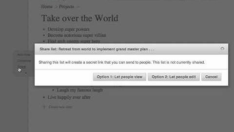 How to share and collaborate on WorkFlowy lists