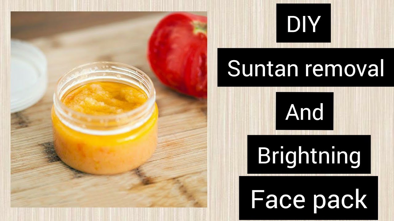 Suntan removal and brightning skin face pack Beauty Care YouTube