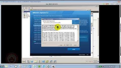 Installing vCenter 5 1
