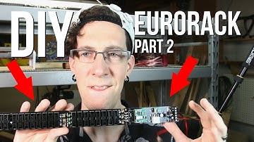 DIY Music Studio - How to make Your Own Synth / Eurorack Power Supply (Synthrotek Case Power Green)