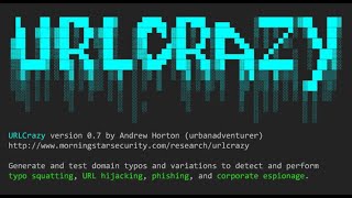 HOW TO USE URLCRAZY FOR PENETRATION TESTING