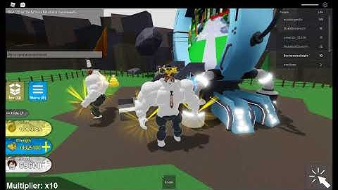 I finally destroyed destroyer of worlds boss in mega noob simulator roblox