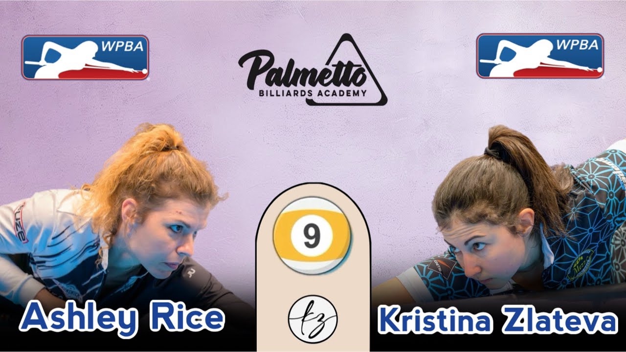 Kristina Zlateva vs Ashley Rice | WPBA Palmetto 9-ball - YouTube