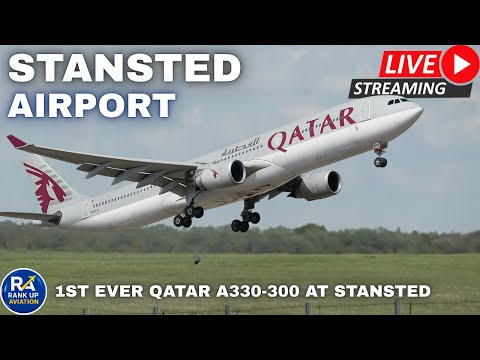 🔴 LIVE : SPECIAL QATAR A330-300 |  LONDON STANSTED AIRPORT PLANESPOTTING | 20/07/2025