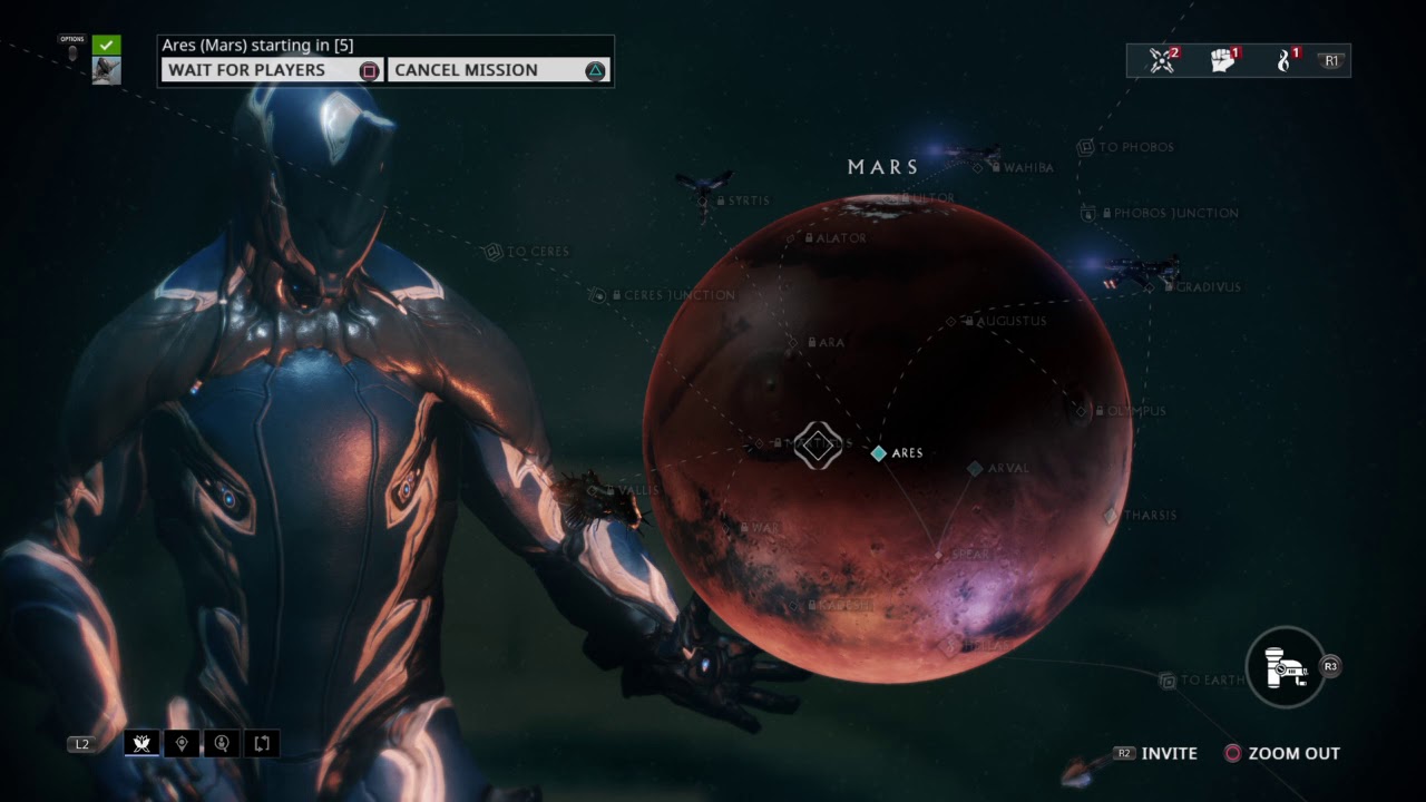 Warframe звездная карта