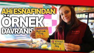 Ahi Esnafından Örnek Davranış, Temel Gıda Fiyatlarında Yüz 50 İndirim Yaptı