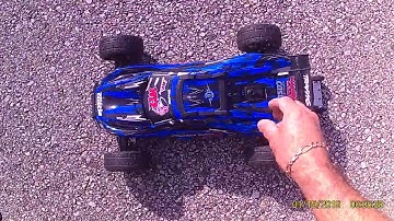 Rustler 4x4 speed run 97.6 mph