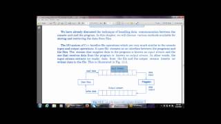Chapter-11 Working with files (Introduction to files)
