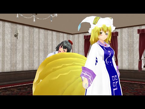 【東方MMDCROSS】 みんな、ふわメリーーーー! 射命丸の癒し紹介編 第4話 木曜日【MMD紙芝居】