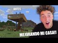 MEJORANDO MI CASA DE MINECRAFT EN DIRECTO!!