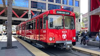 San Diego Trolley - Silver Line (trolley 1001) - 5/27/2024