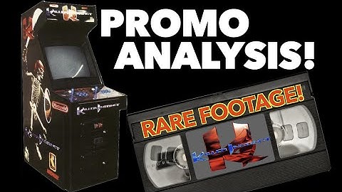 Analyzing an old Killer Instinct Arcade PROMO! | Rare footage of an early version!