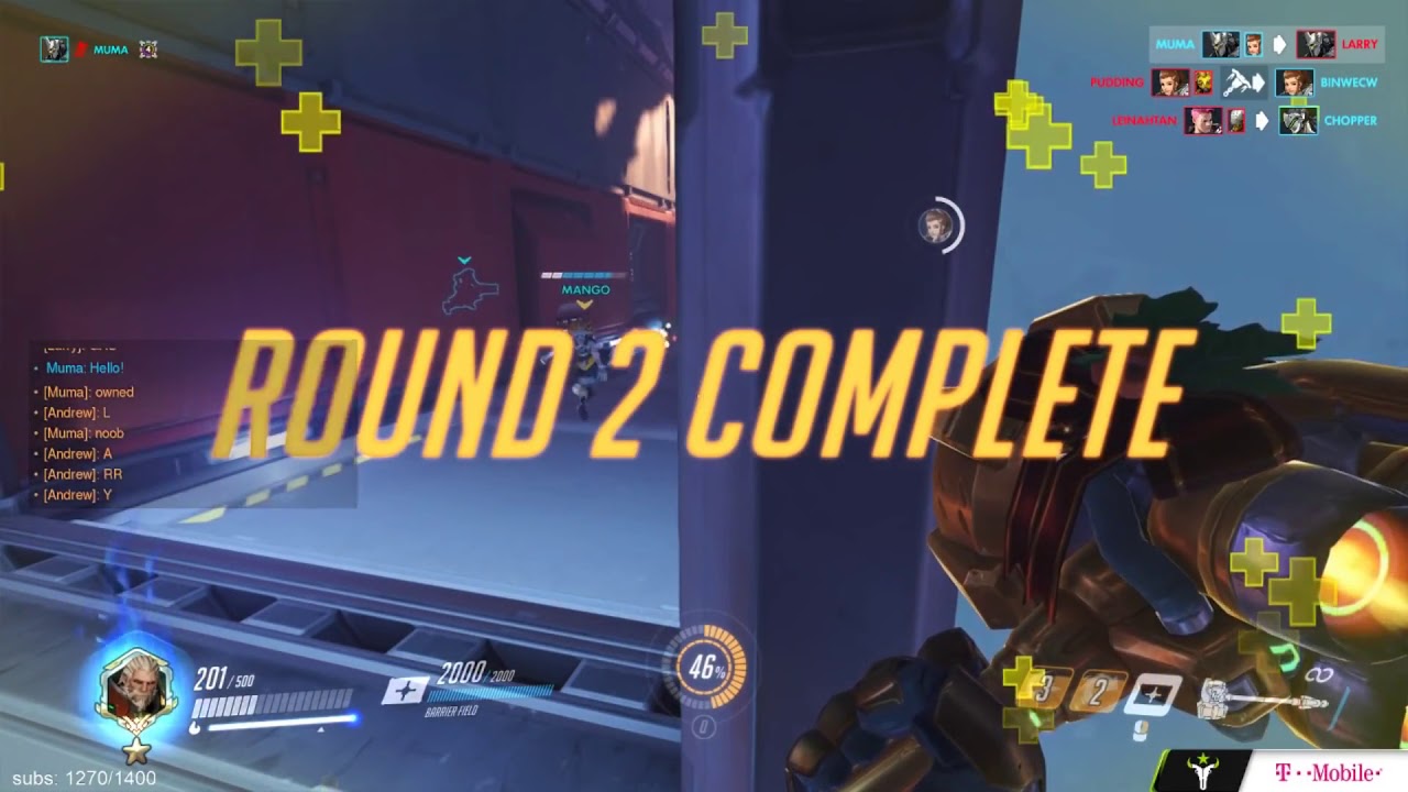 Overwatch MUMA Showing His Godlike Reinhardt Skills With 54 Elims