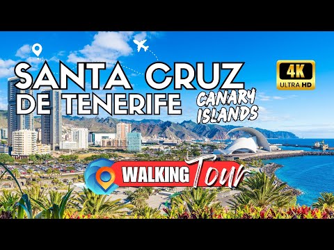 Exploring Santa Cruz De Tenerife [Canary Islands ??] | Most Important Attractions In Walking Tour 4K