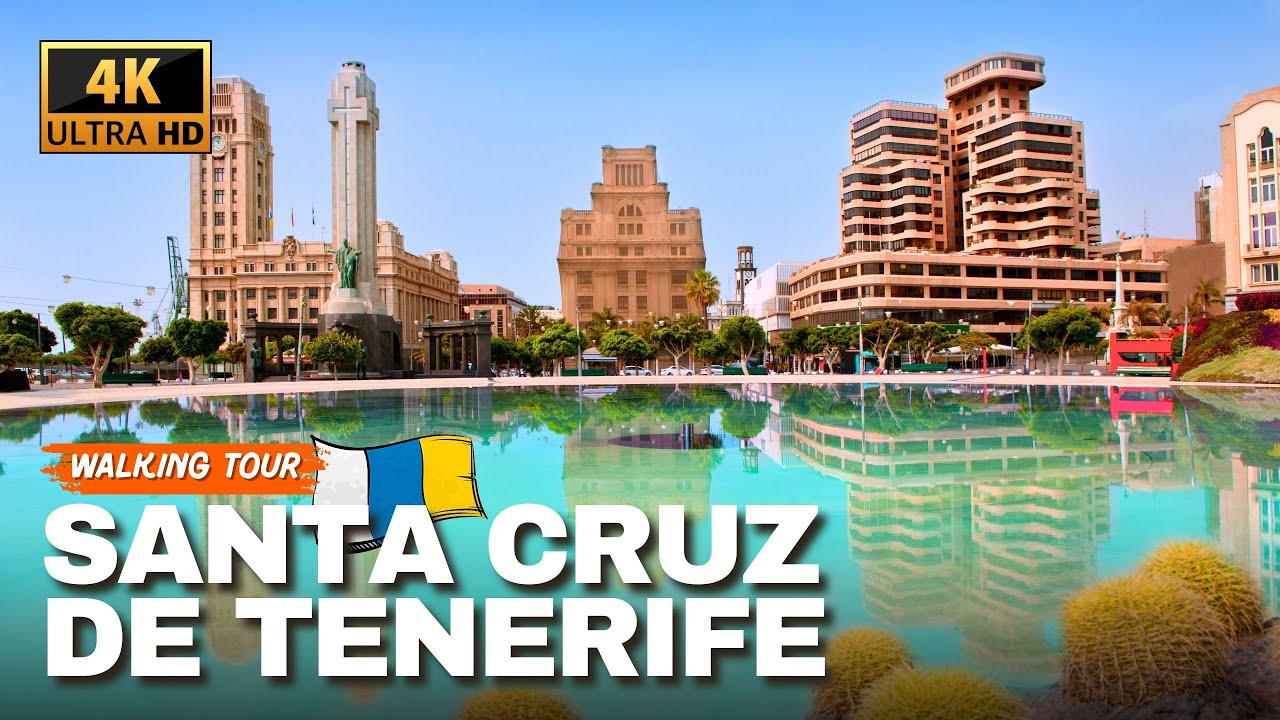 SANTA CRUZ DE TENERIFE, Canary Islands 🇪🇸 Most Important Attractions | 4K Walking Tour