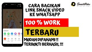 CARA SHARE SNACK VIDEO KE WHATSAPP