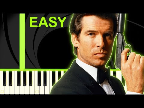 007 JAMES BOND THEME - EASY Piano Tutorial