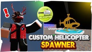How To Make A HELICOPTER SPAWNER In ROBLOX Studio!