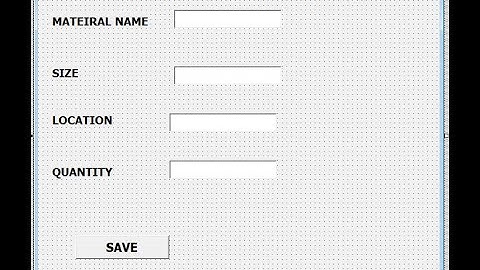 EXCEL - VBA  SAVE BUTTON