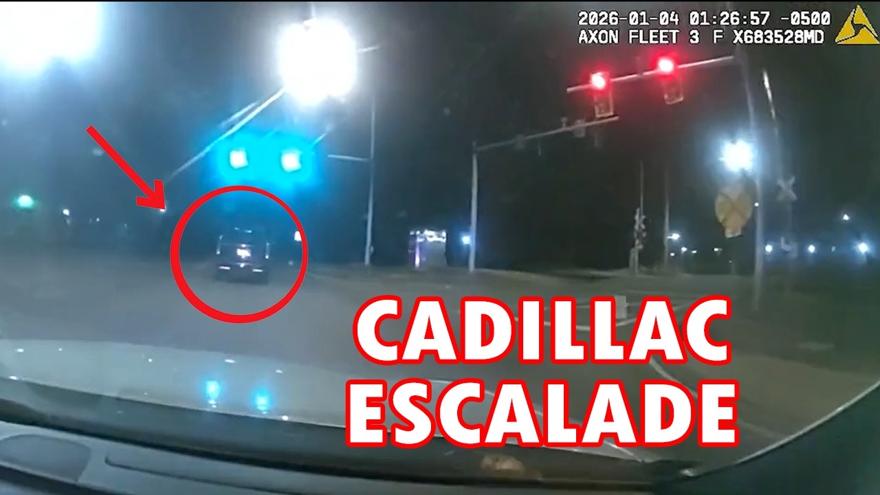 Dash Cam: Ohio Police Chase Stolen Luxury SUV - YouTube