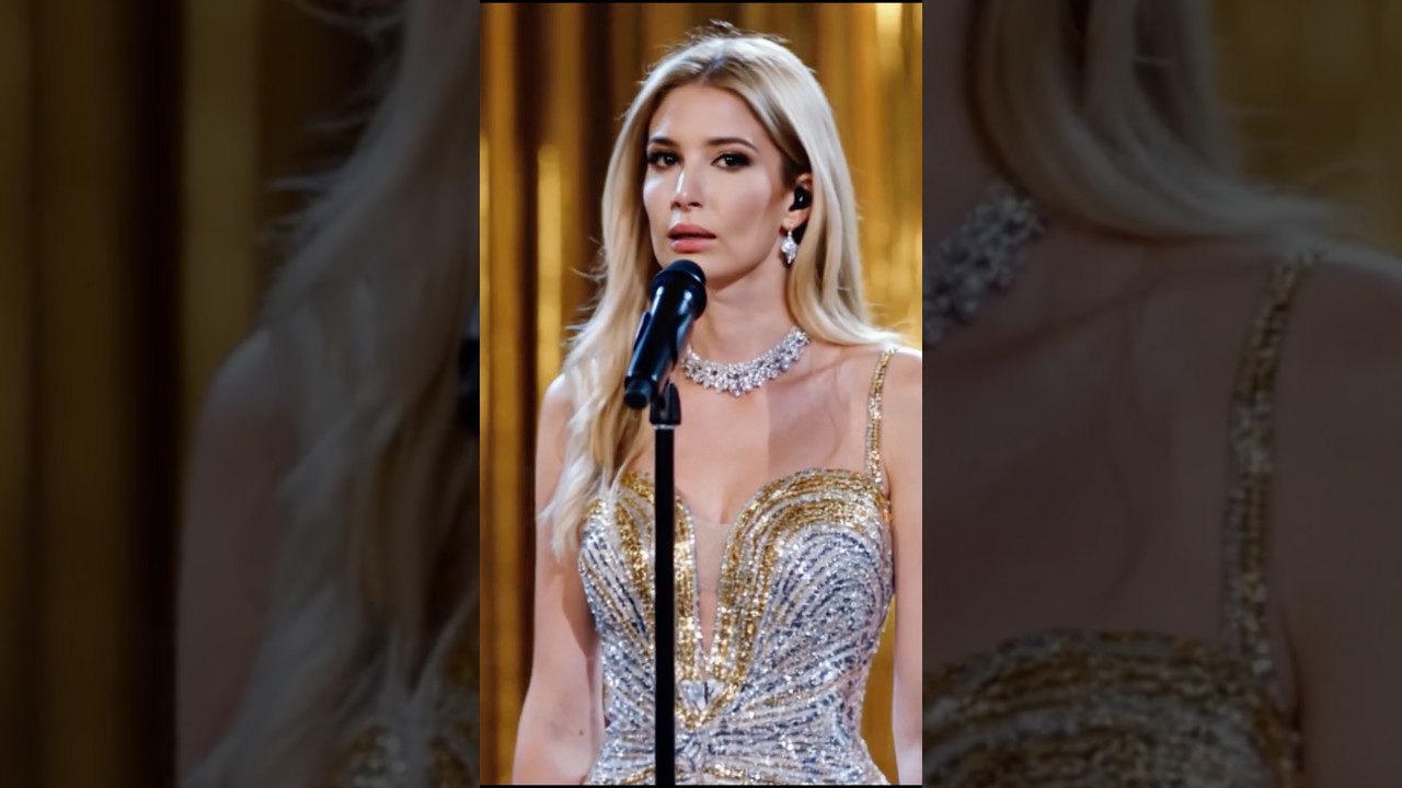 Omg VERY TOUCHY 🥹brother and sister singing together,BARRON AND IVANKA TRUMPS