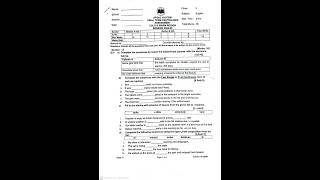 English Paper Class 5 2025