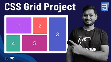 CSS Grid Project | Best for Begineers | Frontend Bootcamp Hindi | Ep.32