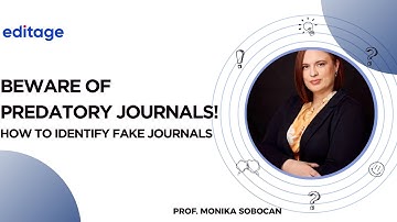 Predatory Journals: How to Identify Fake Journals