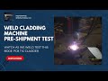 Bode PCB TIG Cladding System - Watch the Weld Test! #weldcladding