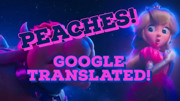 I google translated peaches 1,000 times!