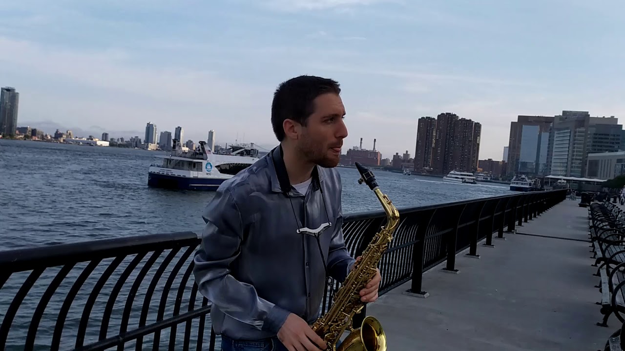 My Ideal Dean Tsur saxophone (NYC East River) YouTube
