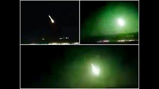 Göktaşının Düşme Anı - Meteor Yanması - Işıması...öktaşi