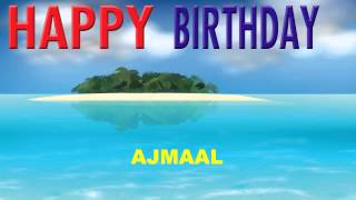 Ajmaal  Card Tarjeta - Happy Birthday