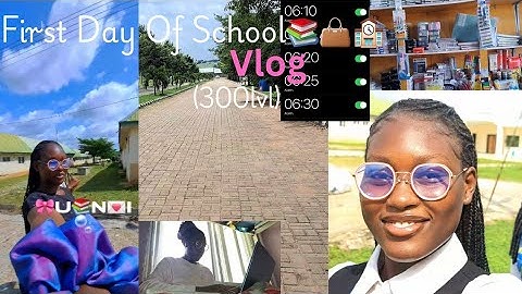 UNI DIARIES: First Day OF School Vlog/300Lvl/ GRWM/classes/OOTD/studying/Redeemers University