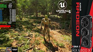 Unreal Engine 5 Realistic Forest Demo Very High Settings 4K | RX 6900 XT | R7 5800X3D