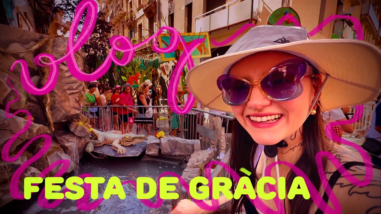 As ruas viram ARTE no nosso bairro em BARCELONA! | vlog