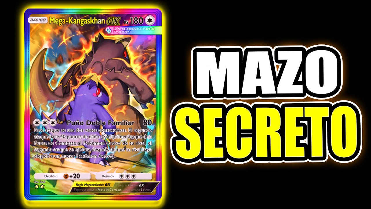 El NUEVO MAZO SECRETO ROTISIMO de MEGA KANGASKHAN en Pokemon TCG Pocket