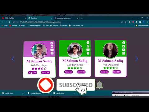 animation card slider making using html, css js #html, #webdevelopment ,#codingdepal