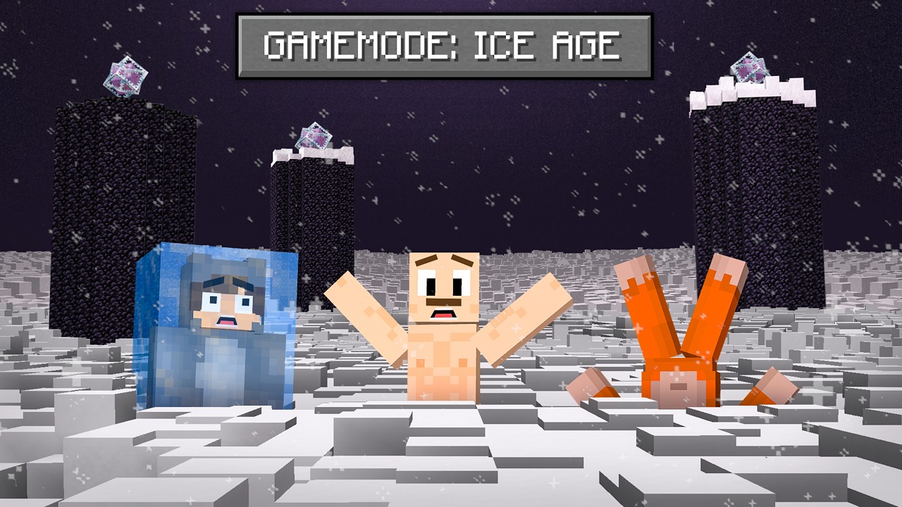 Can we SURVIVE the ICE AGE in Minecraft?