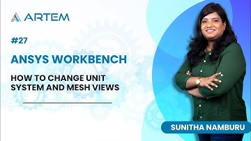 How to change unit system and Mesh views - Ansys Workbench #27#explore#trending #job #viralvideo