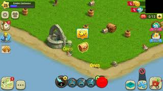 Open all treasure chest in Secret Island / Zombie Castaway screenshot 2